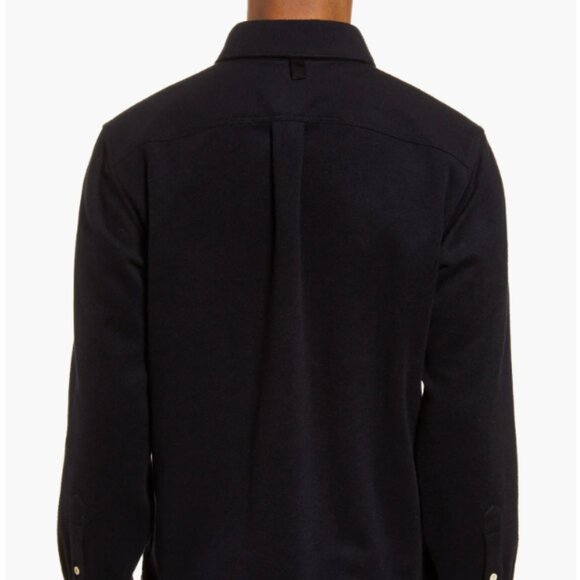 rag & bone - Jack Slim Fit Wool Blend Shirt Jacket NWT - Navy/Black - Picture 14 of 14